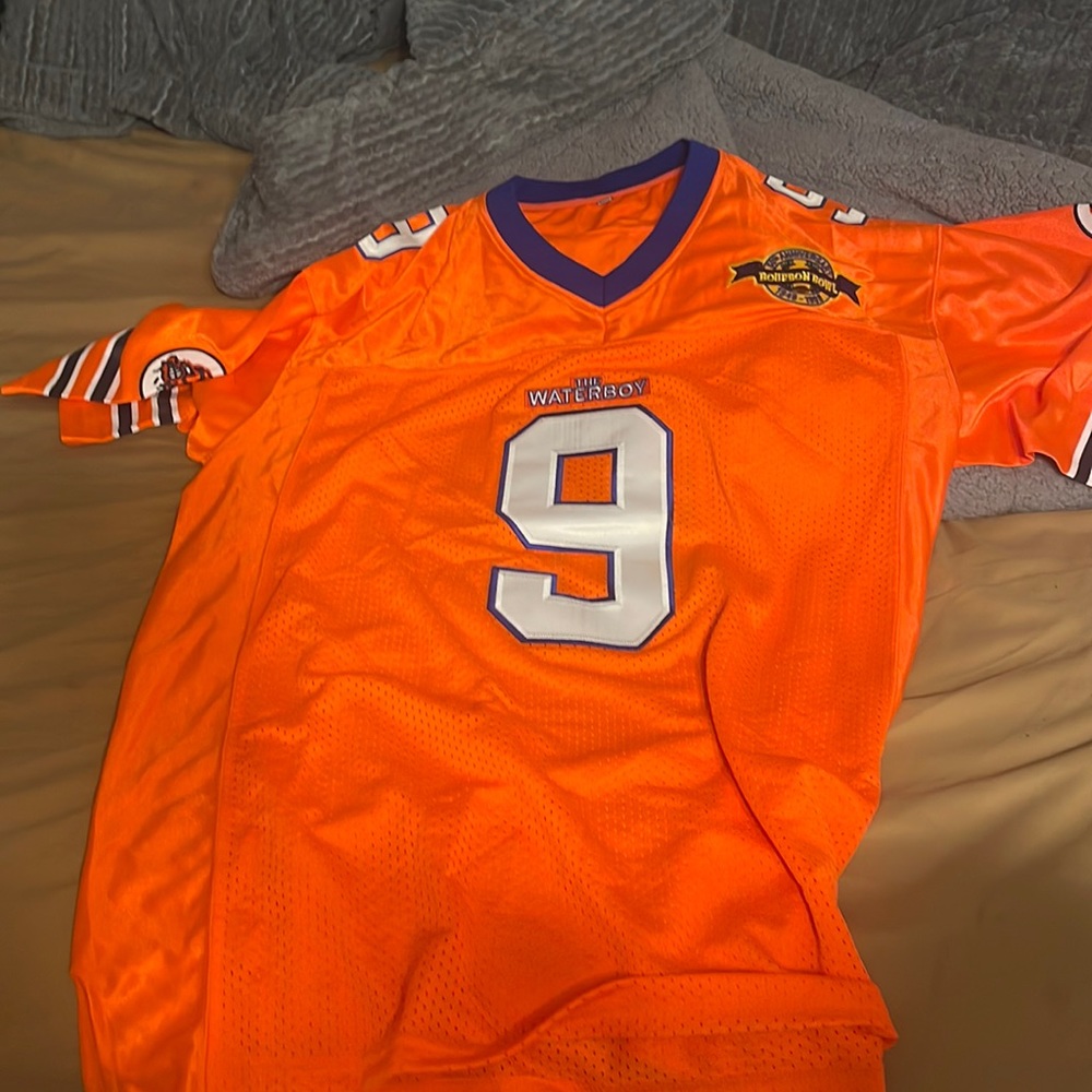 The Waterboy #9 Bobby Boucher 50th Anniversary Movie Football Jersey